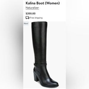 Kalina Boot (Women) Naturalizer in Black, size 6 1/2 M